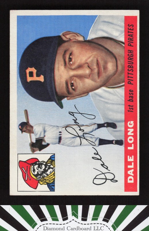 1955 Topps #127 Dale Long EX o, front