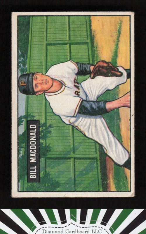 1951 Bowman #239 Bill Macdonald VG, front