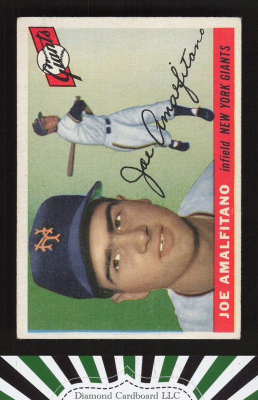 1955 Topps #144 Joe Amalfitano VGEX f, front