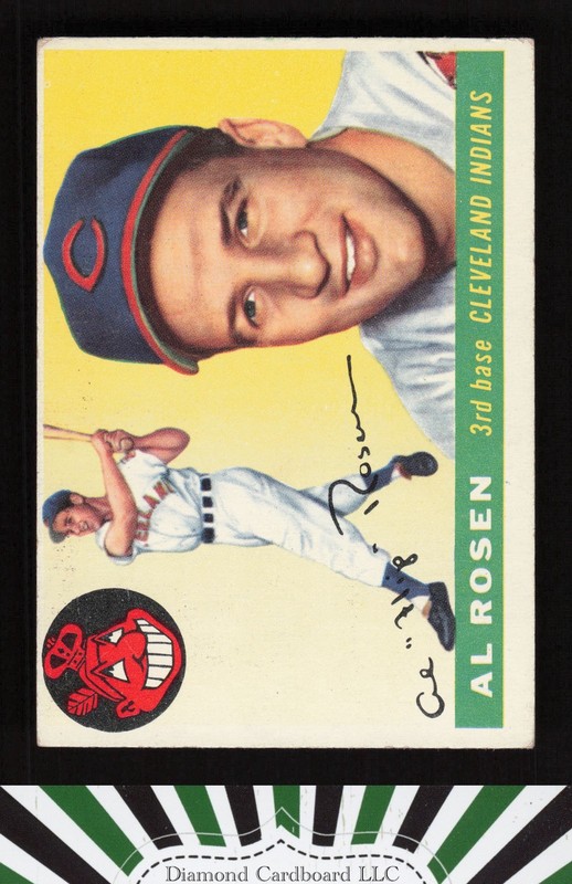 1955 Topps #70 Al Rosen VGEX i, front