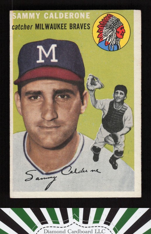 1954 Topps #68 Sammy Calderone VGEX+ k, front
