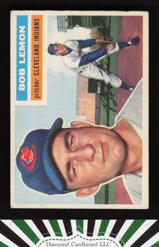 1956 Topps #255 Bob Lemon VGEX [GOOD CENTERING] q, front