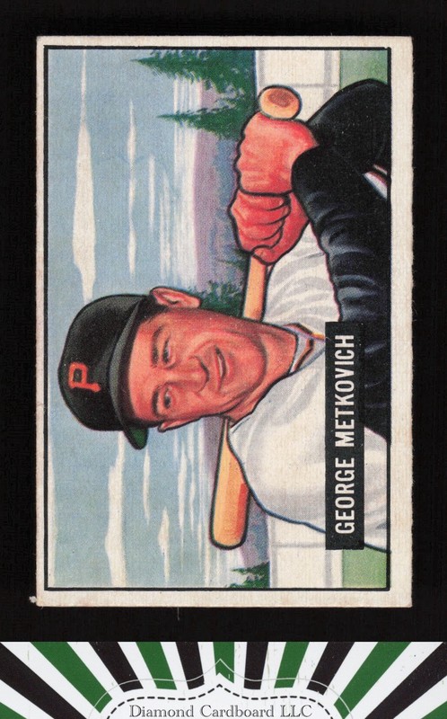 1951 Bowman #274 George Metkovich VGEX+, front