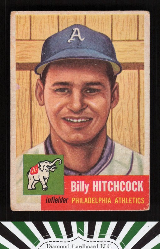 1953 Topps #17 Billy Hitchcock FR a, front