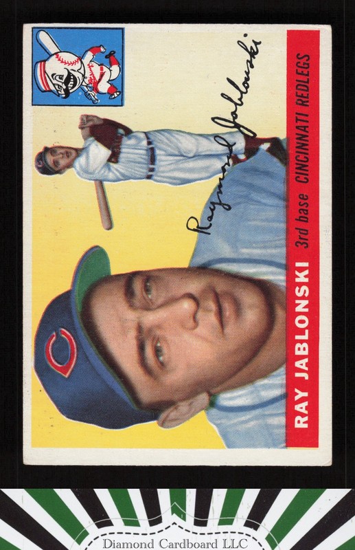 1955 Topps #56 Ray Jablonski VGEX m, front