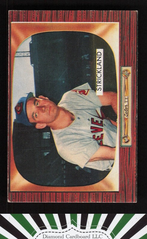 1955 Bowman #192 George Strickland VGEX, front