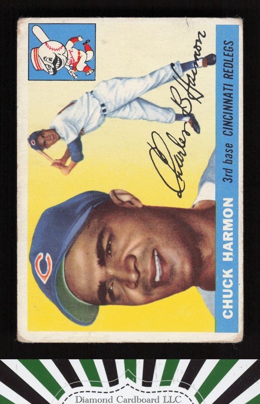 1955 Topps #82 Chuck Harmon GD a, front