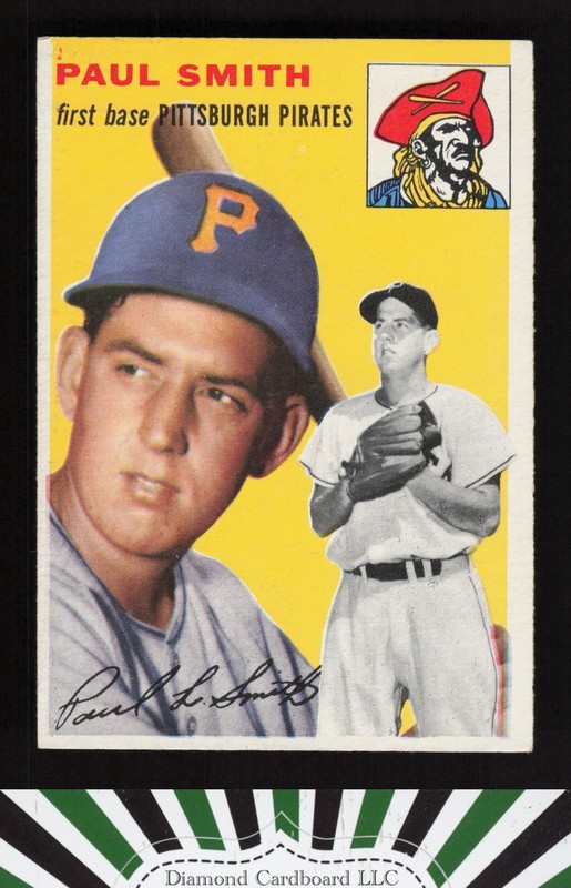 1954 Topps #11 Paul Smith EX i, front