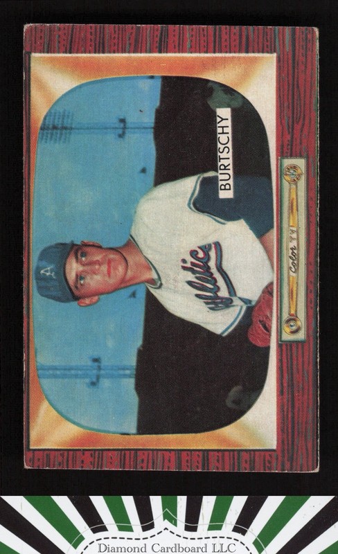 1955 Bowman #120 Ed Burtschy VGEX, front