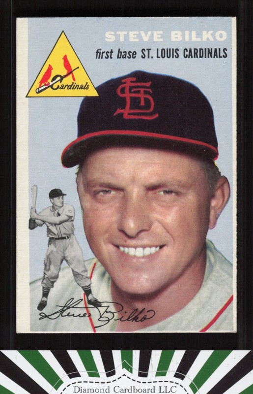 1954 Topps #116 Steve Bilko VGEX m, front