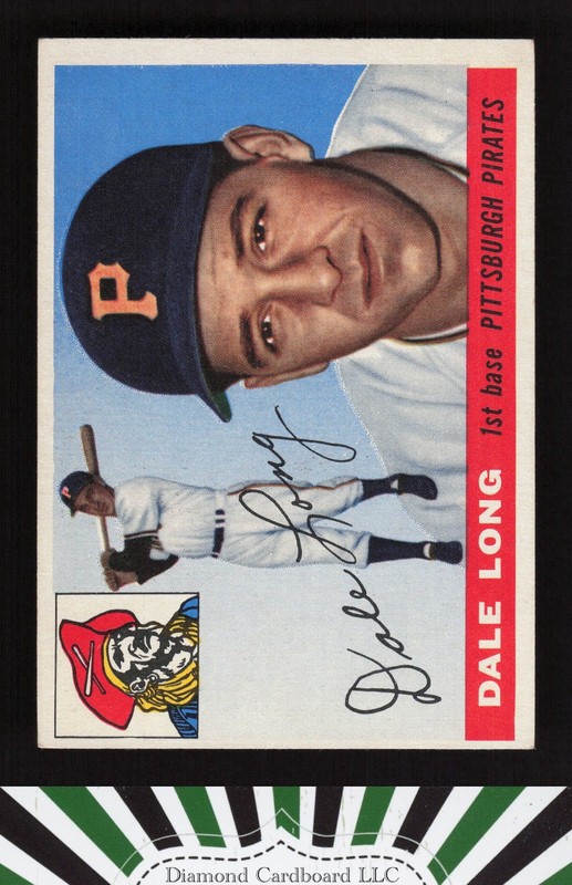 1955 Topps #127 Dale Long EX l, front