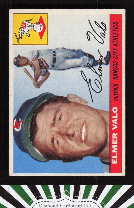 1955 Topps #145 Elmer Valo VGEX m, front