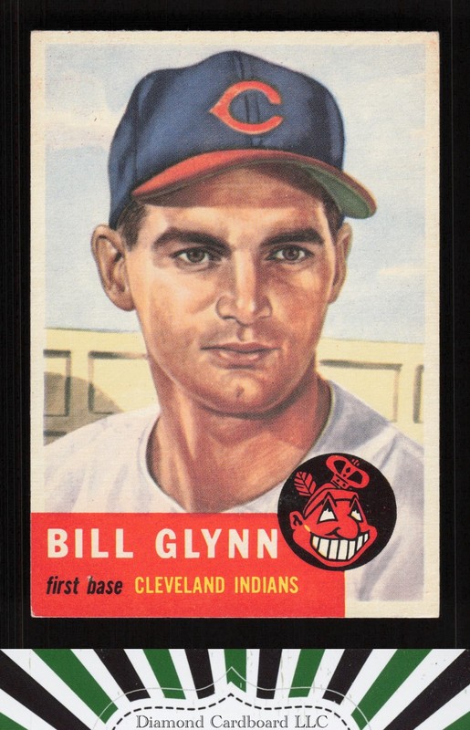 1953 Topps #171 Bill Glynn EX [CENTERED] f, front