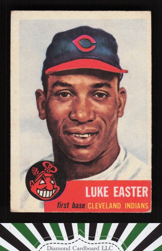 1953 Topps #2 Luke Easter VG c, front