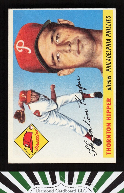 1955 Topps #62 Thornton Kipper VGEX v, front