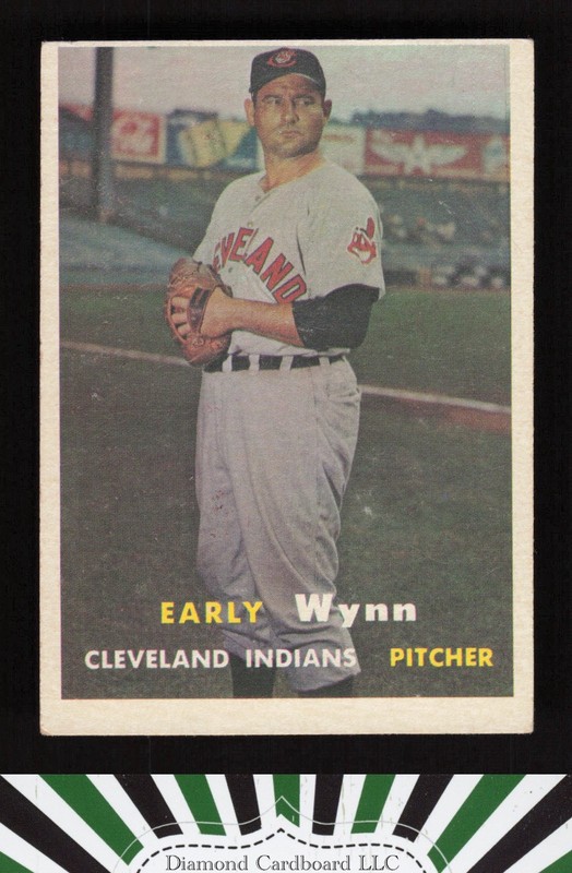 1957 Topps #40 Early Wynn VGEX c, front