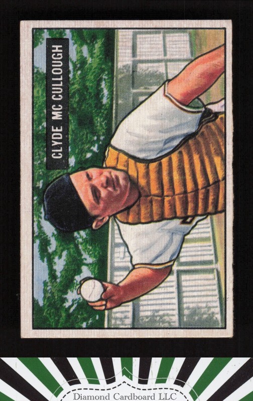 1951 Bowman #94 Clyde McCullough EX+, front