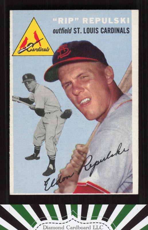 1954 Topps #115 Rip Repulski EX a, front