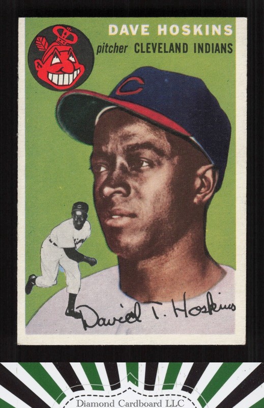 1954 Topps #81 Dave Hoskins EXMT f, front