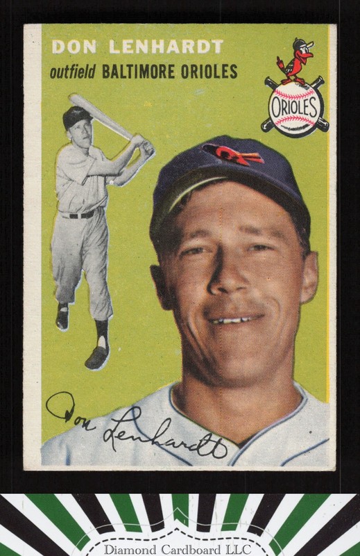 1954 Topps #157 Don Lenhardt VG [SHARP] d, front