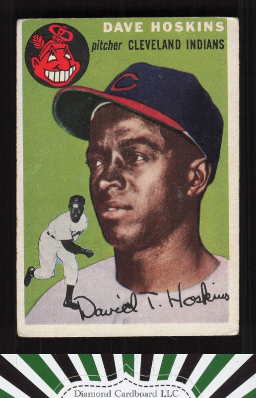 1954 Topps #81 Dave Hoskins VG m, front