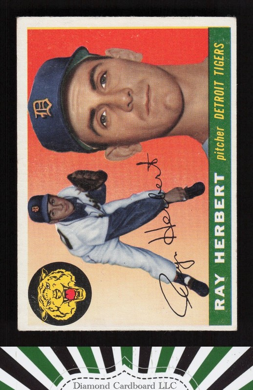 1955 Topps #138 Ray Herbert VGEX i, front