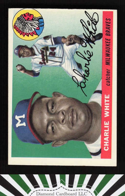 1955 Topps #103 Charlie White NM (MC) h, front