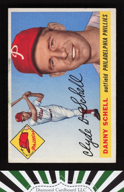 1955 Topps #79 Danny Schell VGEX+ l, front