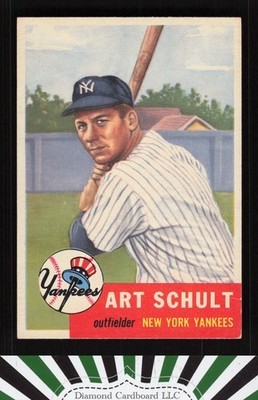 1953 Topps #167 Art Schult EXMT+ h, front