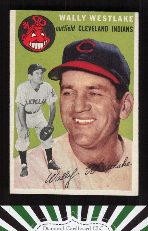 1954 Topps #92 Wally Westlake EX d, front