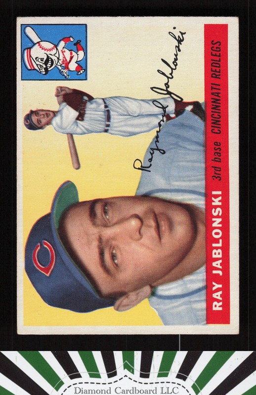 1955 Topps #56 Ray Jablonski GD+ f, front