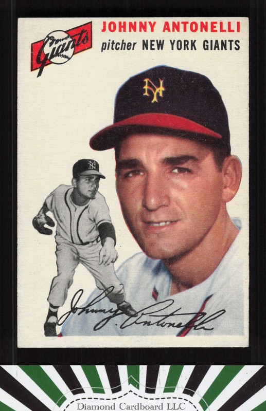 1954 Topps #119 Johnny Antonelli EXMT h, front