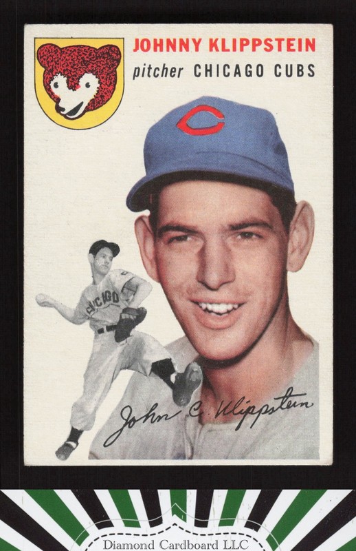 1954 Topps #31 Johnny Klippstein VGEX+ k, front