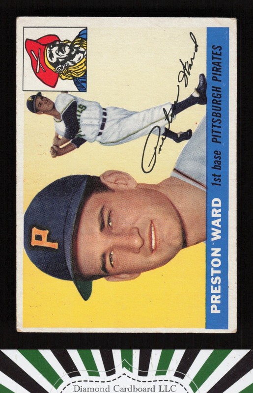 1955 Topps #95 Preston Ward VGEX d, front