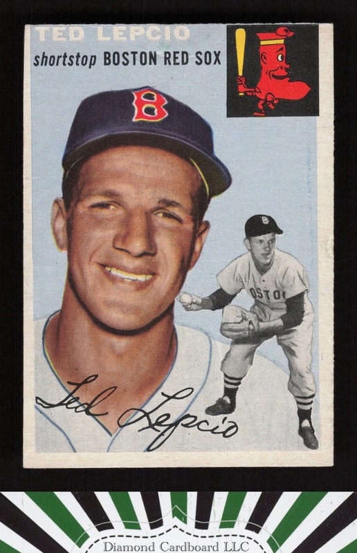 1954 Topps #66 Ted Lepcio GD+ k, front