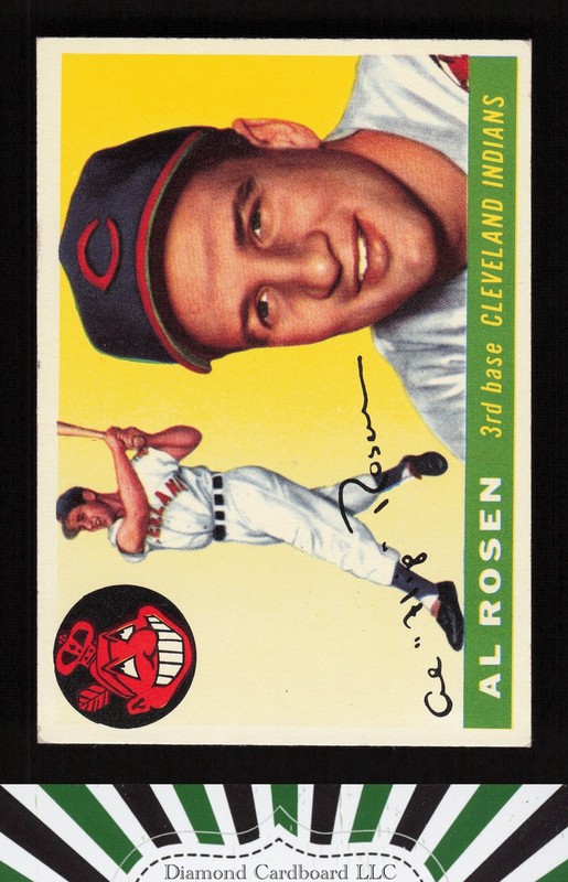 1955 Topps #70 Al Rosen VGEX r, front