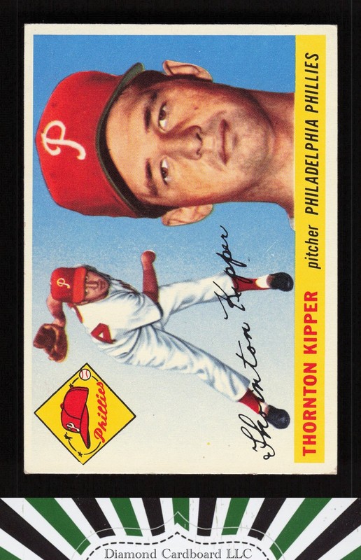1955 Topps #62 Thornton Kipper VGEX s, front