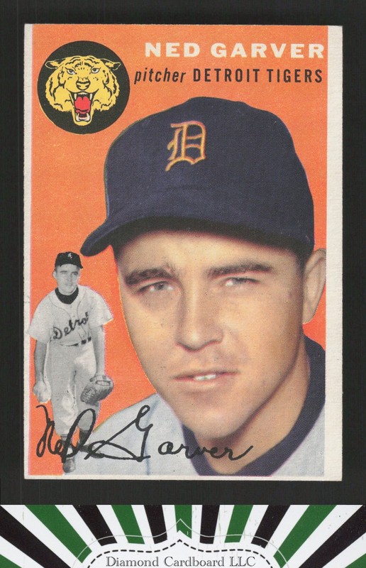 1954 Topps #44 Ned Garver NM (OC) i, front