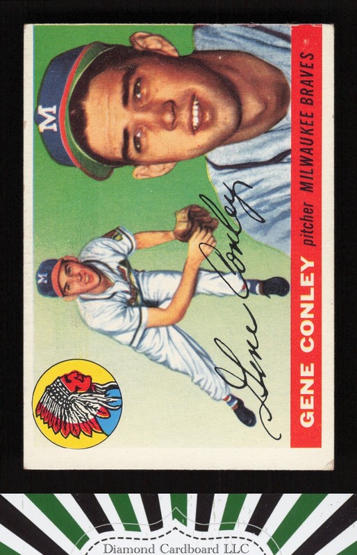 1955 Topps #81 Gene Conley VGEX (MC) b, front