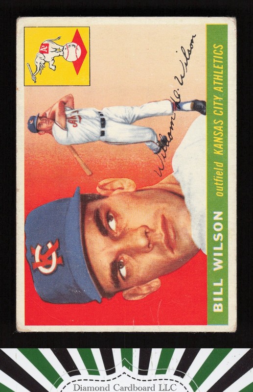 1955 Topps #86 Bill Wilson GD b, front