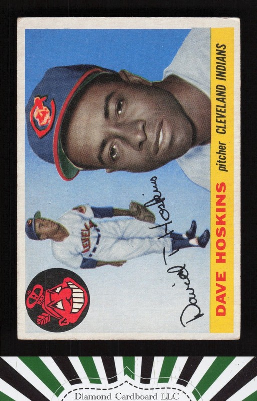1955 Topps #133 Dave Hoskins VGEX c, front