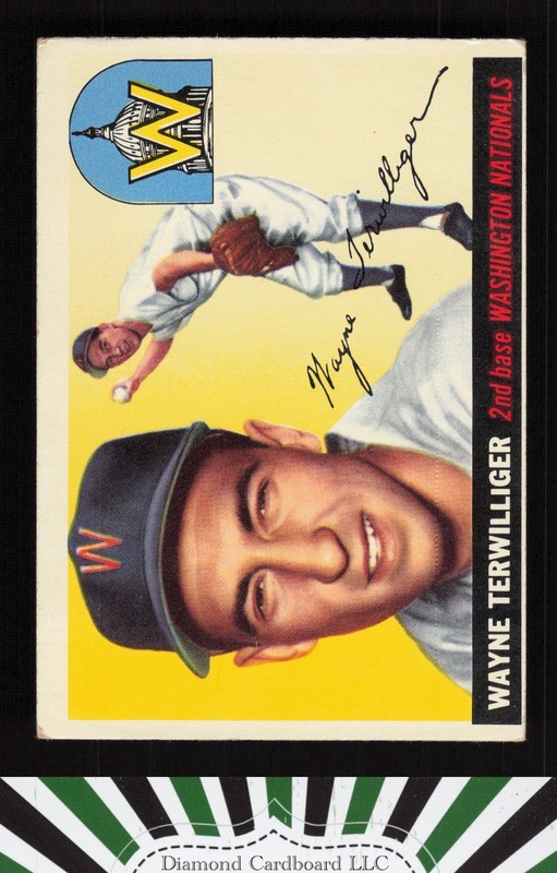 1955 Topps #34 Wayne Terwilliger VG m, front