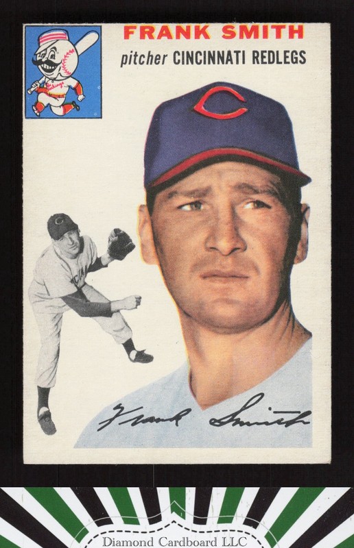 1954 Topps #71 Frank Smith VGEX m, front