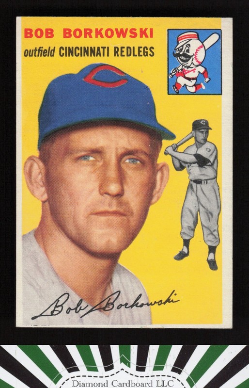 1954 Topps #138 Bob Borkowski VGEX g, front