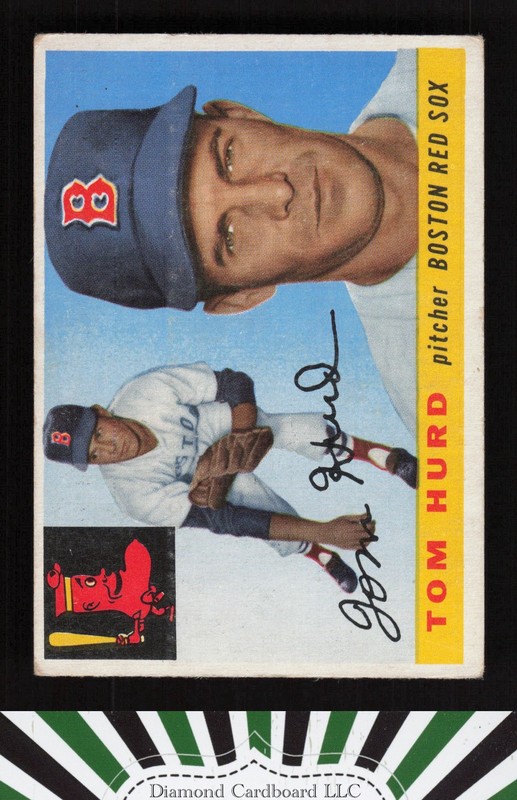 1955 Topps #116 Tom Hurd GD+ a, front