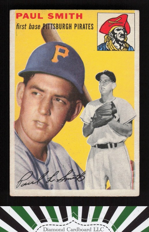 1954 Topps #11 Paul Smith VGEX d, front