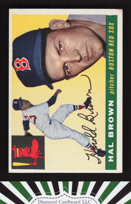 1955 Topps #148 Hal Brown VGEX h, front