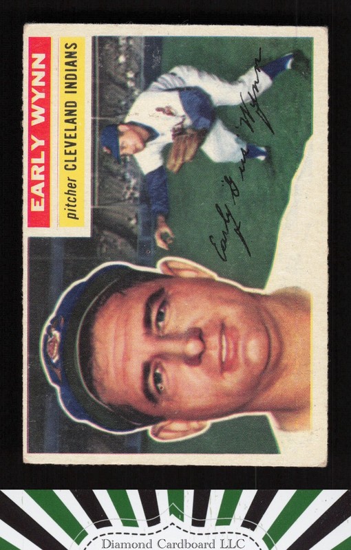 1956 Topps #187 Early Wynn VG+ f, front