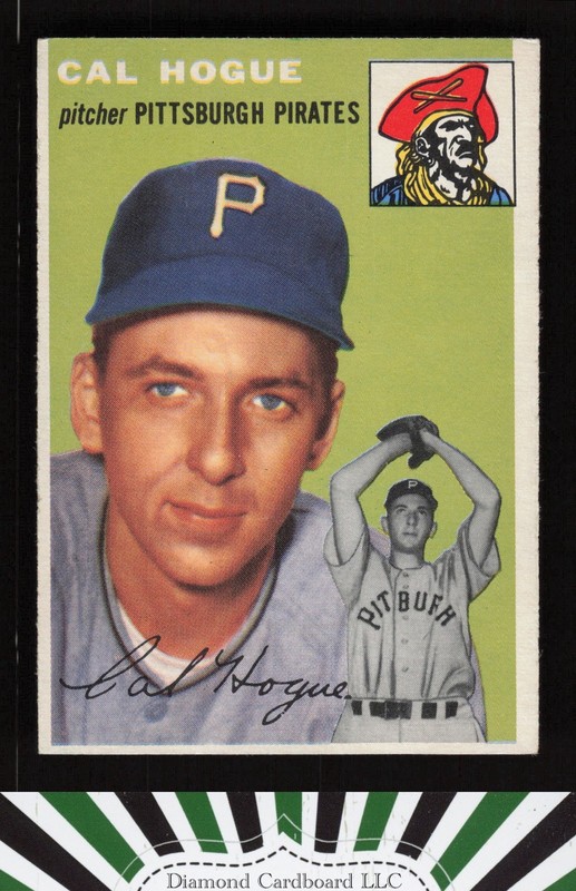 1954 Topps #134 Cal Hogue EX e, front