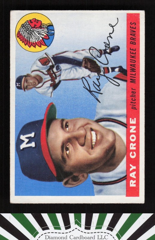 1955 Topps #149 Ray Crone VG a, front